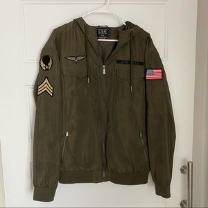 Men’s Green Bomber Jacket